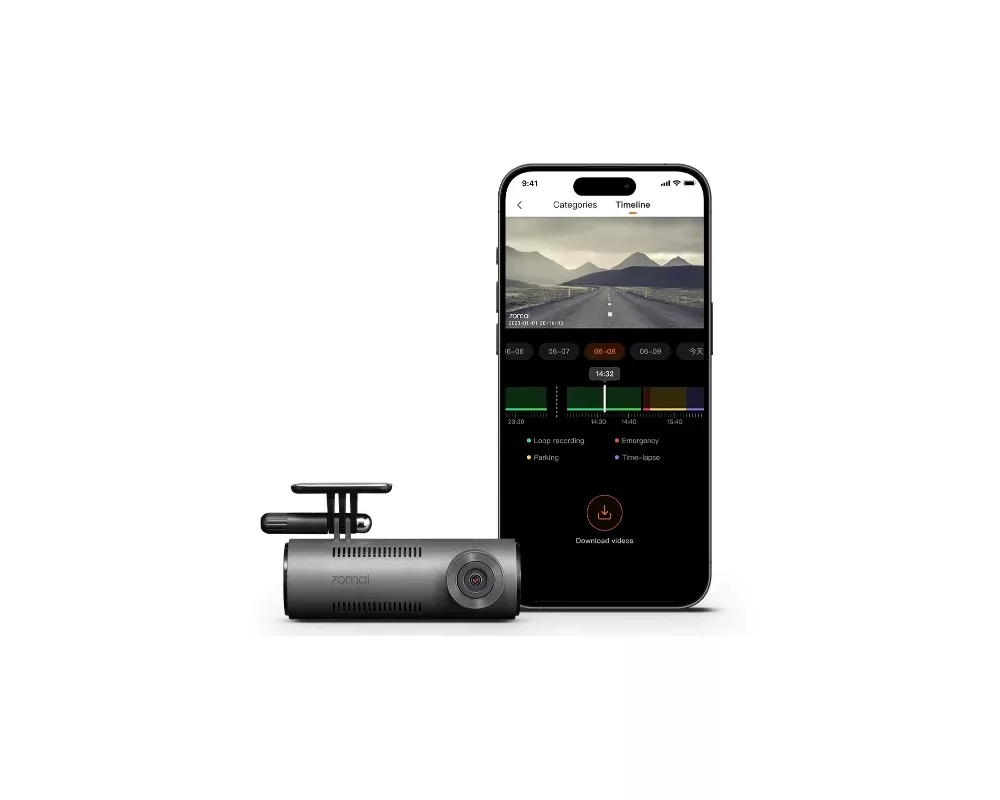 Видеорегистратор 70mai Dash Cam M310 Grey 3