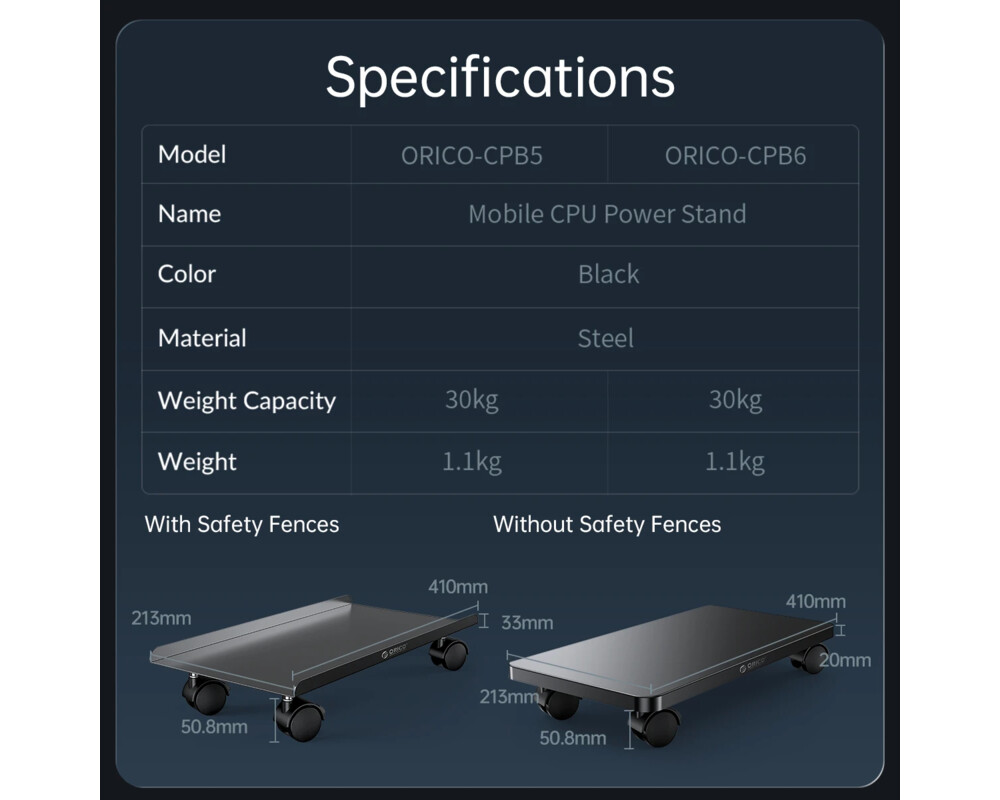 Стойка Orico PC Stand - Computer Bracket - Water Resistant 7