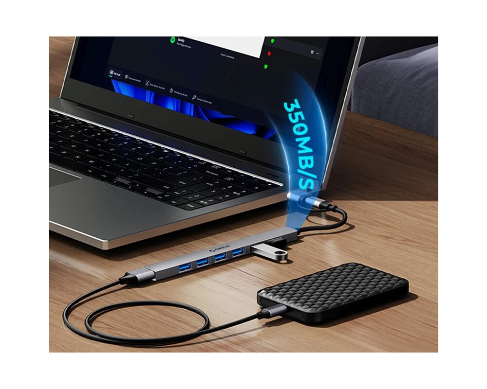 USB хъб Orico HUB USB-C/USB-A 7 port - USB3.0 x 1 3