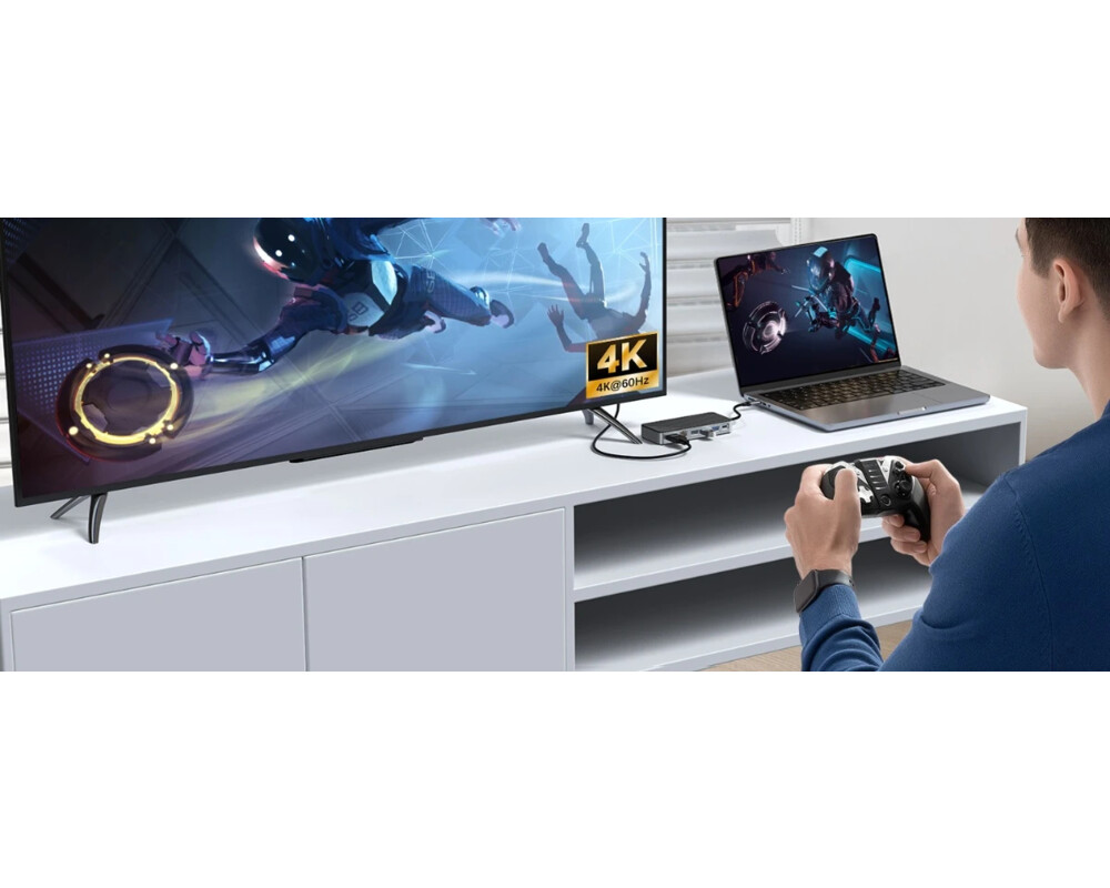 Докинг станция Orico докинг станция Portable Docking station M.2 SATA/NVMe - HDMI 6