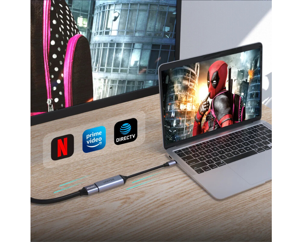 Адаптери Unitek Адаптер Adapter USB-C M / HDMI 2.1 F - 8K 7