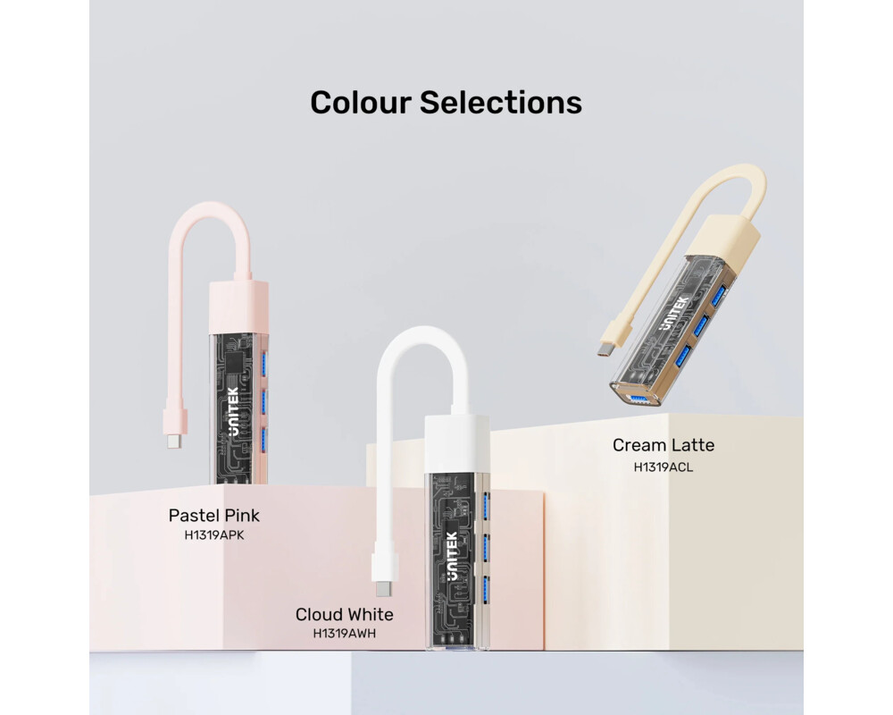 USB хъб Unitek USB-C/USB-A 3.0 HUB 4 port 14