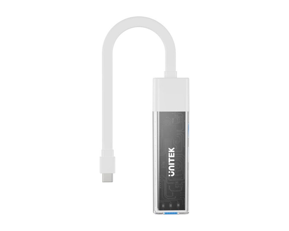 USB хъб Unitek USB-C/USB-A 3.0 HUB 4 port 4