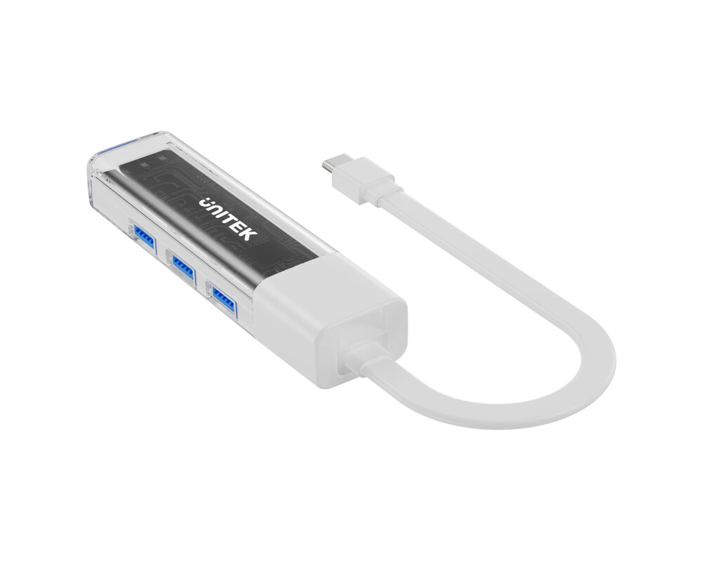 USB хъб Unitek USB-C/USB-A 3.0 HUB 4 port 3