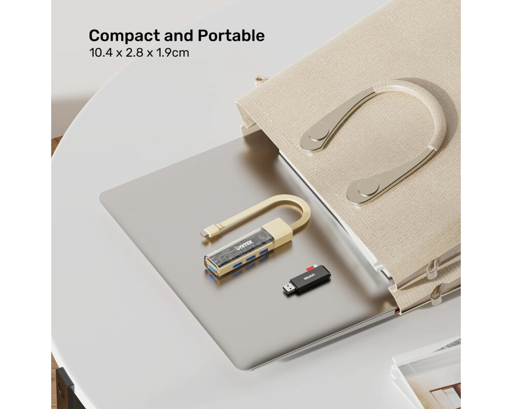 USB хъб Unitek USB-C/USB-A 3.0 HUB 4 port 12