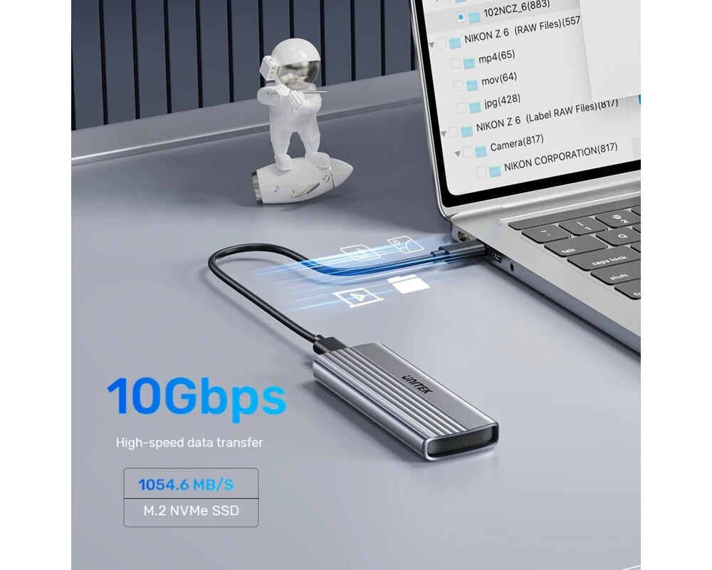 Аксесоар за съхранение Unitek външна кутия за диск Storage - Ca... 10