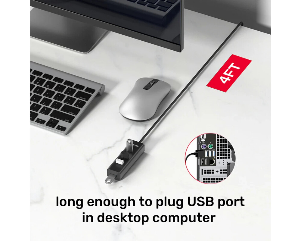USB хъб Unitek USB3.0 HUB 4 port 7