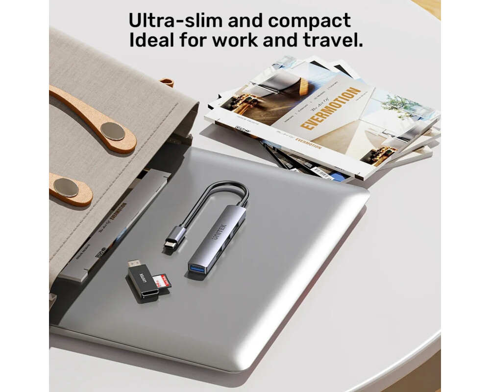 USB хъб Unitek USB3.0/2.0 HUB 4 port - USB-C inp... 11