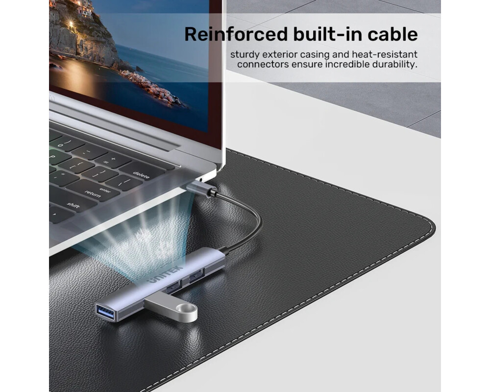 USB хъб Unitek USB3.0/2.0 HUB 4 port - USB-C inp... 13