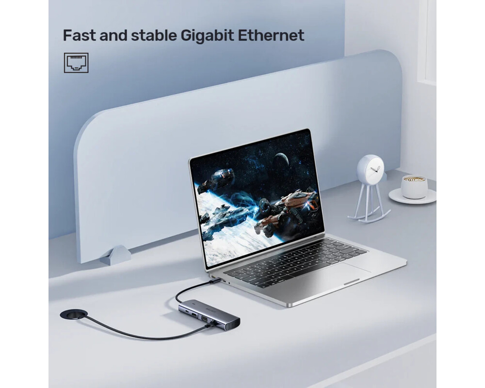 Докинг станция Unitek Type-C Docking Station PD3.0 100W - HDMI 11