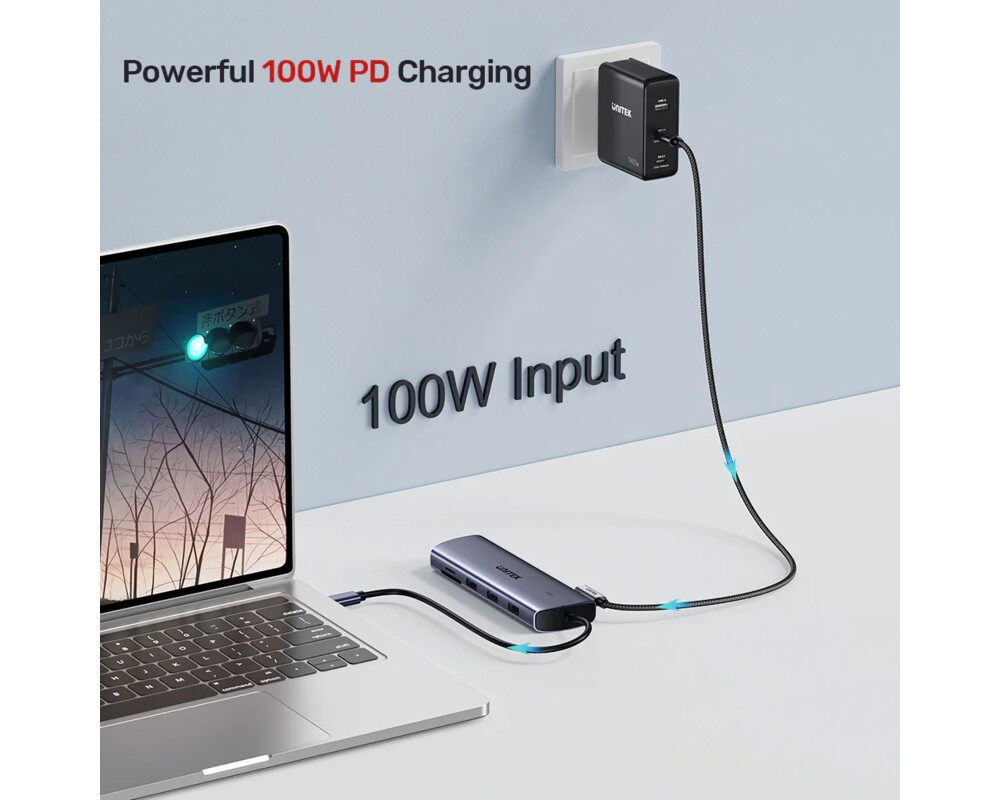 Докинг станция Unitek Type-C Docking Station PD3.0 100W - HDMI 10