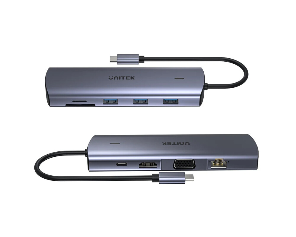 Докинг станция Unitek Type-C Docking Station PD3.0 100W - HDMI 4