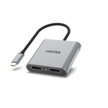  Unitek Адаптер Adapter USB-C M to DisplayPort x 2 F - 8K@30Hz 792871 V1404A на топ цена - PIC.bg