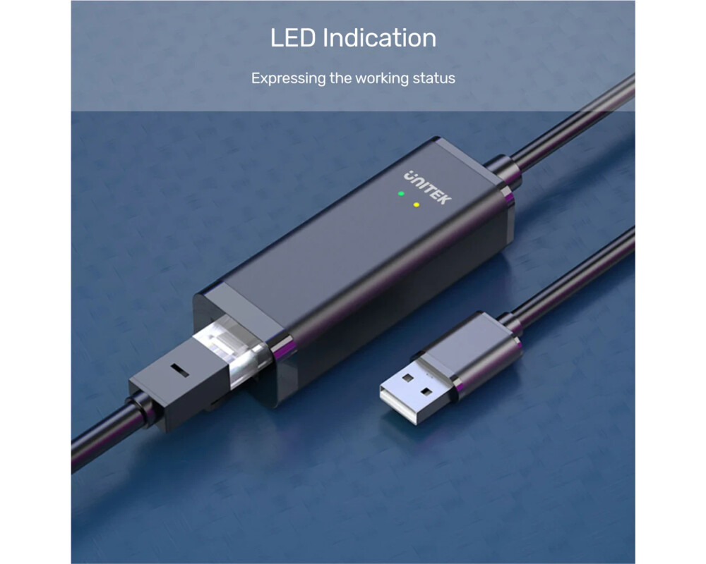 Адаптери Unitek адаптер USB to LAN 100Mbps black... 6