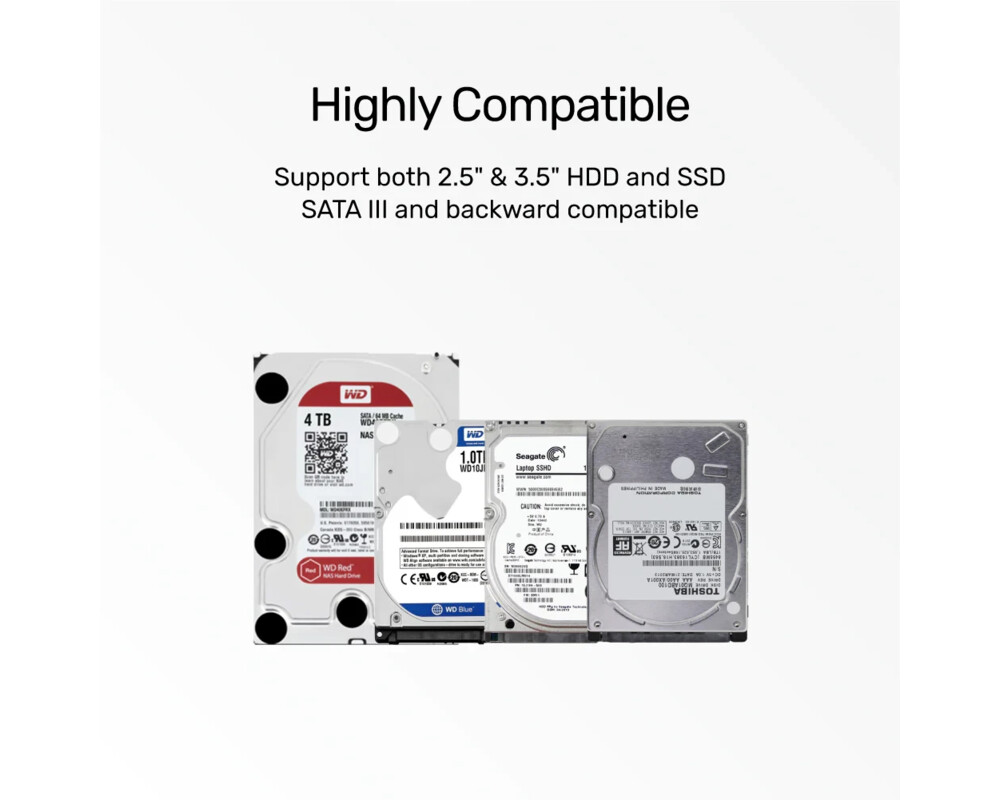 Аксесоар за съхранение Unitek докинг станция Storage - HDD/SSD... 7