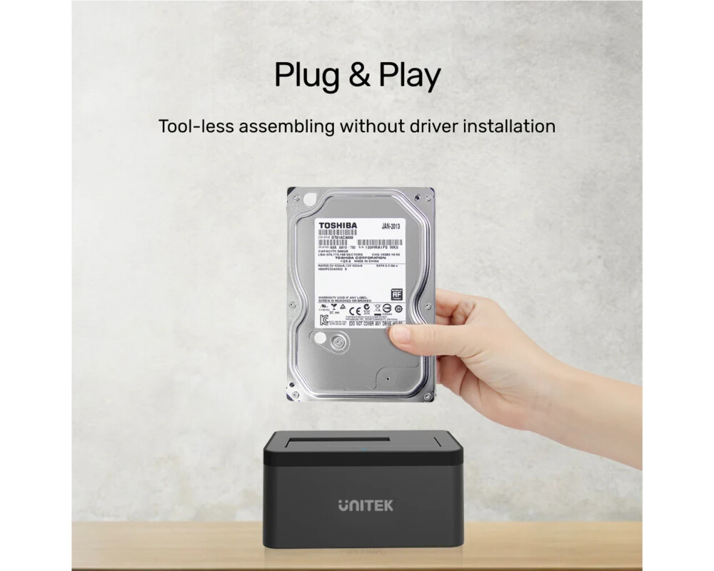 Аксесоар за съхранение Unitek докинг станция Storage - HDD/SSD... 9