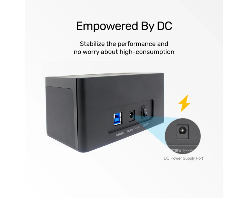 Аксесоар за съхранение Unitek докинг станция Storage - HDD/SSD... 5