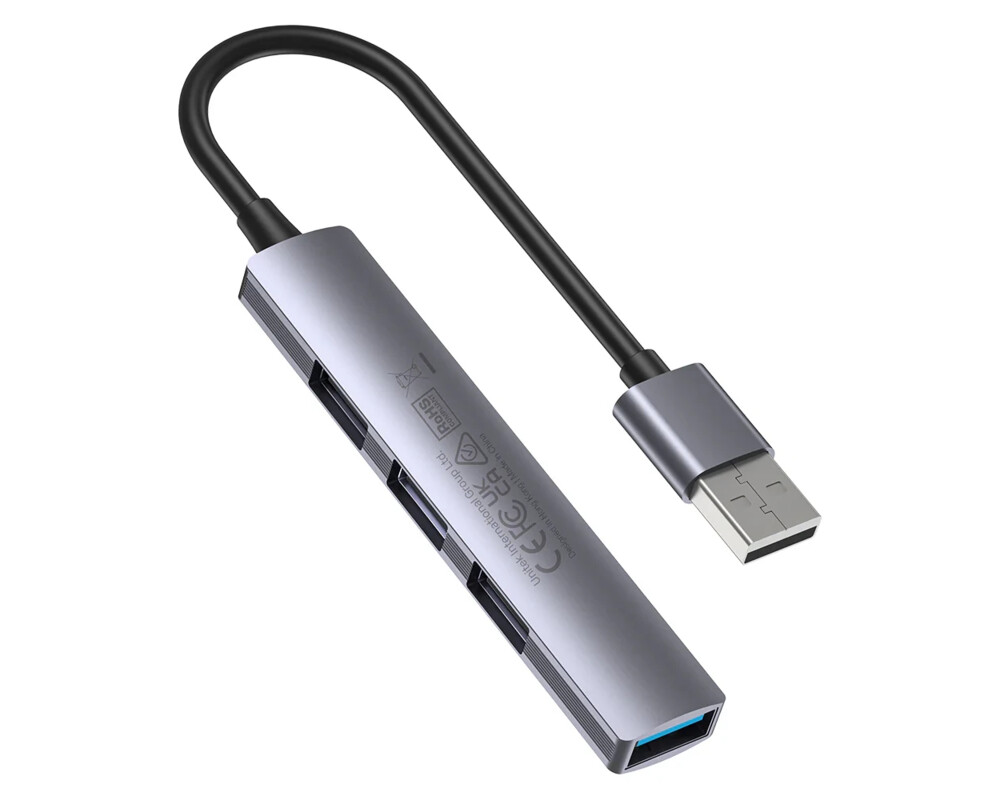 USB хъб Unitek USB3.0/2.0 HUB 4 port uHUB Q4 - USB-A input - USB3.0 x 1 4