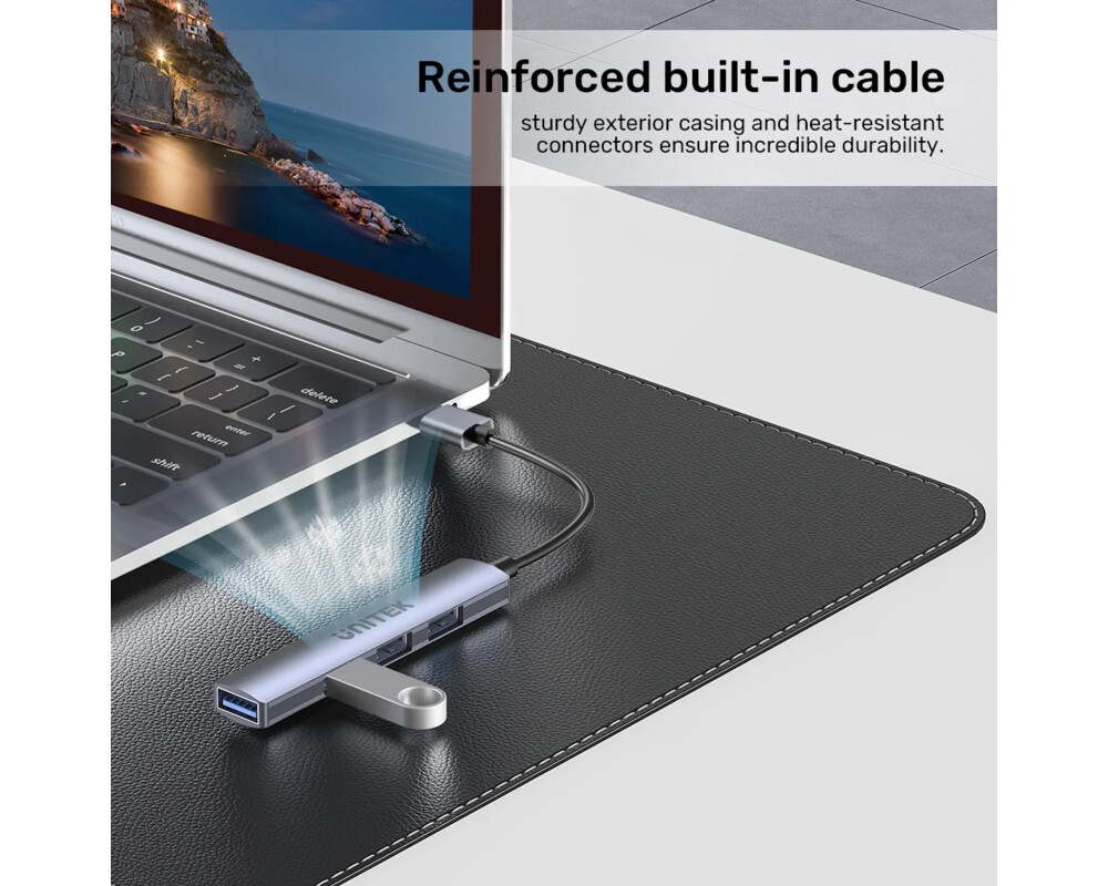 USB хъб Unitek USB3.0/2.0 HUB 4 port uHUB Q4 - USB-A input - USB3.0 x 1 13