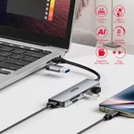 USB хъб Unitek HUB USB-C/USB-A 3 port uHUB P5+ - USB3.0 x 3 4