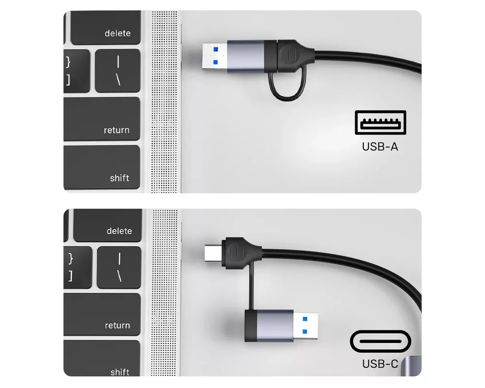 USB хъб Unitek HUB USB-C/USB-A 3 port uHUB P5+ - USB3.0 x 3 7