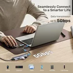 USB хъб Unitek HUB USB-C/USB-A 3 port uHUB P5+ - USB3.0 x 3 5