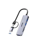 <span>USB хъб</span> Unitek HUB USB-C/USB-A 3 port uHUB P5+ - USB3.0 x 3 <span class='catalog-num-in-name'>H1320AGY01</span> - 