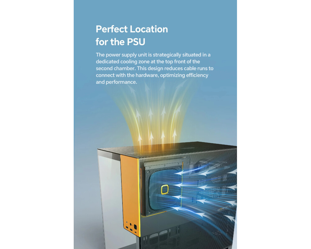 Кутия Geometric Future EATX - Model 5 Black/Gr... 8