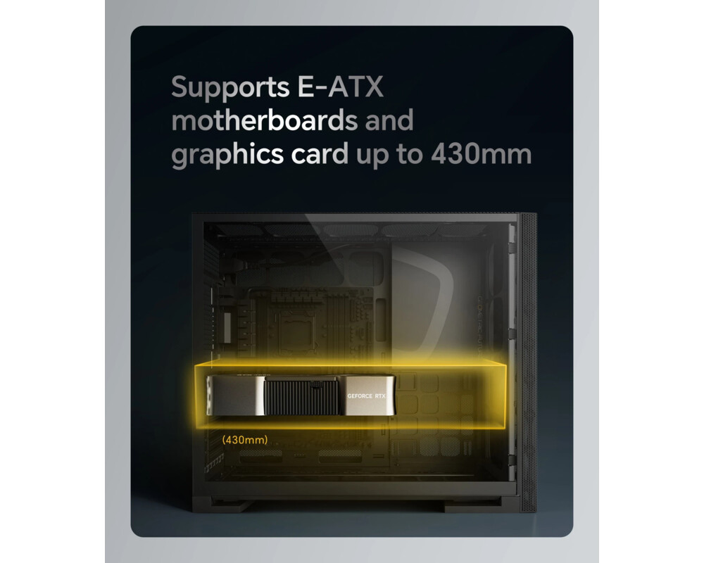 Кутия Geometric Future EATX - Model 5 Vent Whi... 16