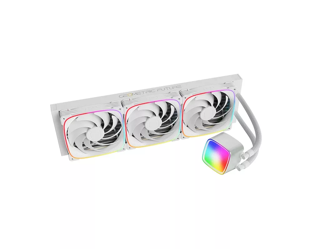 Охладител за процесор Geometric Future - Eskimo Pro 420 White - Addressable RGB 3