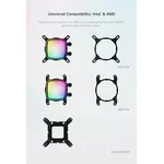Охладител за процесор Geometric Future - Eskimo Pro 420 White - Addressable RGB 17