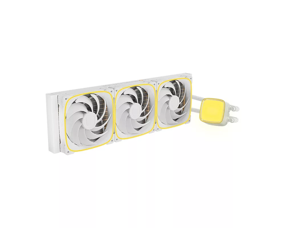 Охладител за процесор Geometric Future - Eskimo Pro 420 White - Addressable RGB 4