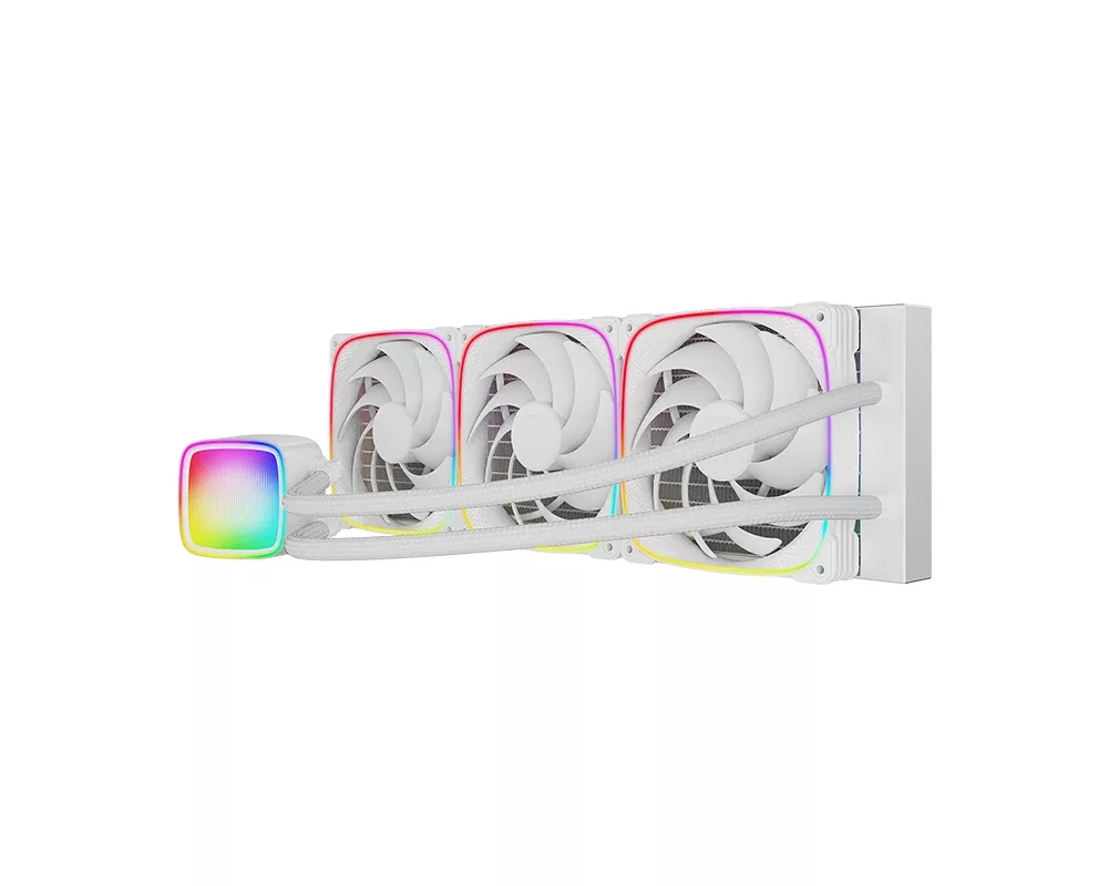 Охладител за процесор Geometric Future - Eskimo Pro 420 White - Addressable RGB 2