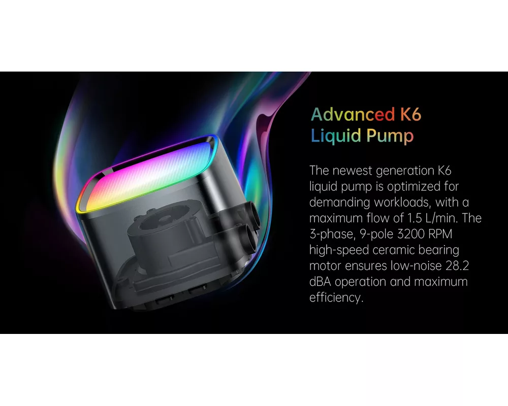 Охладител за процесор Geometric Future - Eskimo Pro 420 White - Addressable RGB 11