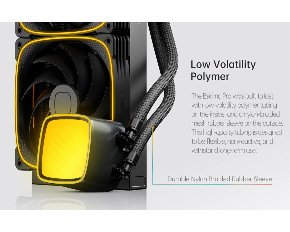 Охладител за процесор Geometric Future - Eskimo Pro 420 Black - Addressable RGB 14