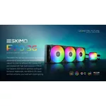 Охладител за процесор Geometric Future - Eskimo Pro 360 Black - Addressable RGB 9