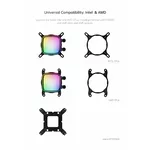 Охладител за процесор Geometric Future - Eskimo Pro 360 Black - Addressable RGB 18