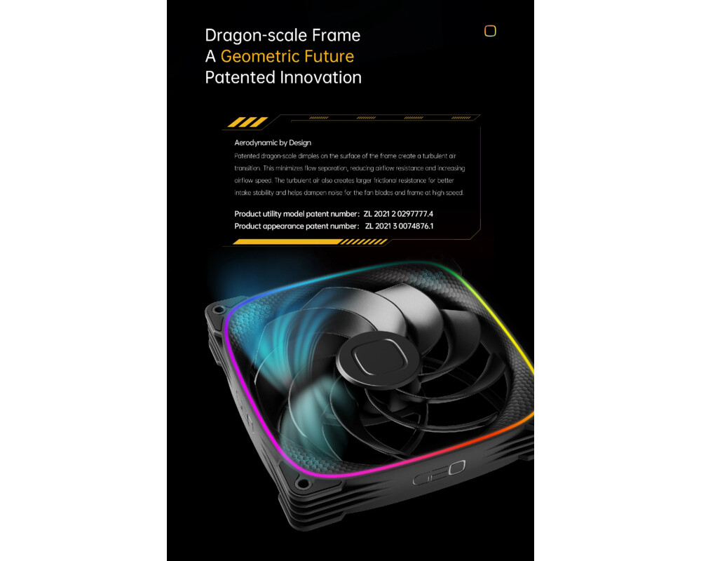 Вентилатор Geometric Future Комплект вентилатори Pack 3-in-1 140 mm 11