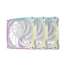  Squama (3-pack) 2503W-14, 140mm, ARGB, White 793579 GEO-2503W-14-PACK на топ цена - PIC.bg