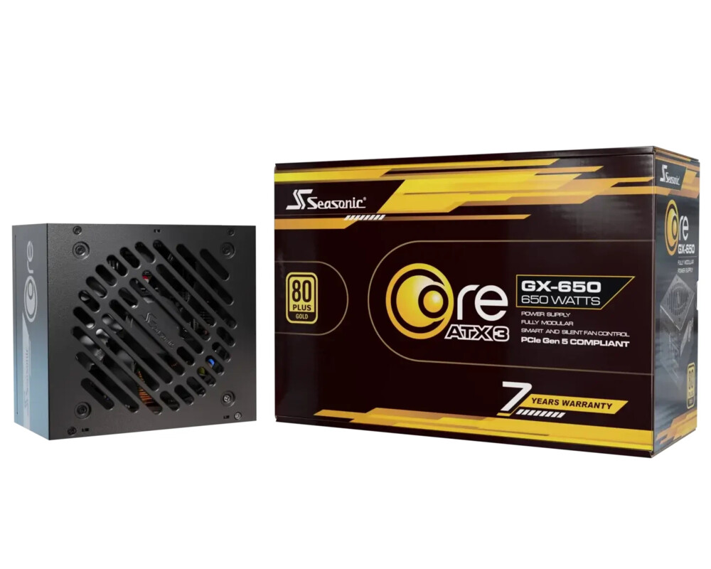Захранване Seasonic ATX 3.1 650W Gold 9
