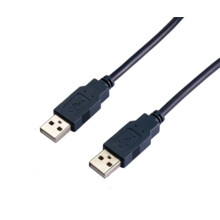  VCom Кабел USB 2.0 AM / AM Black - CU203... 799121 CU203-B-2m на топ цена - PIC.bg