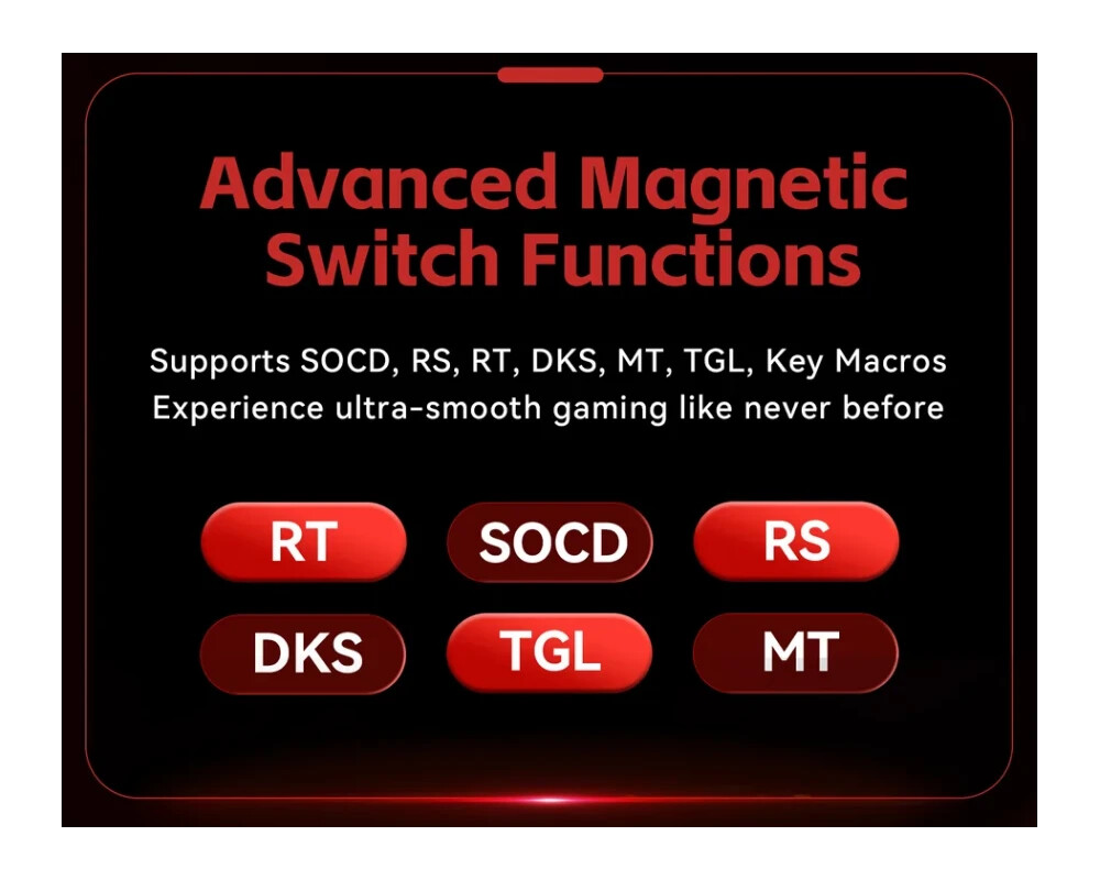 Клавиатура Madlions професионална геймърска механична клавиатура Professional Gaming Mechanical Keyboard MAD 60 HE RGB - 1K 12