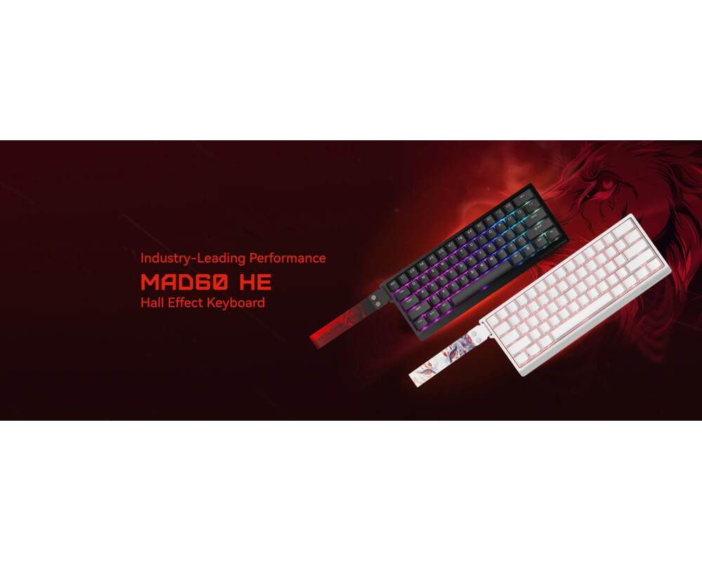 Клавиатура Madlions професионална геймърска механична клавиатура Professional Gaming Mechanical Keyboard MAD 60 HE RGB - 1K 9