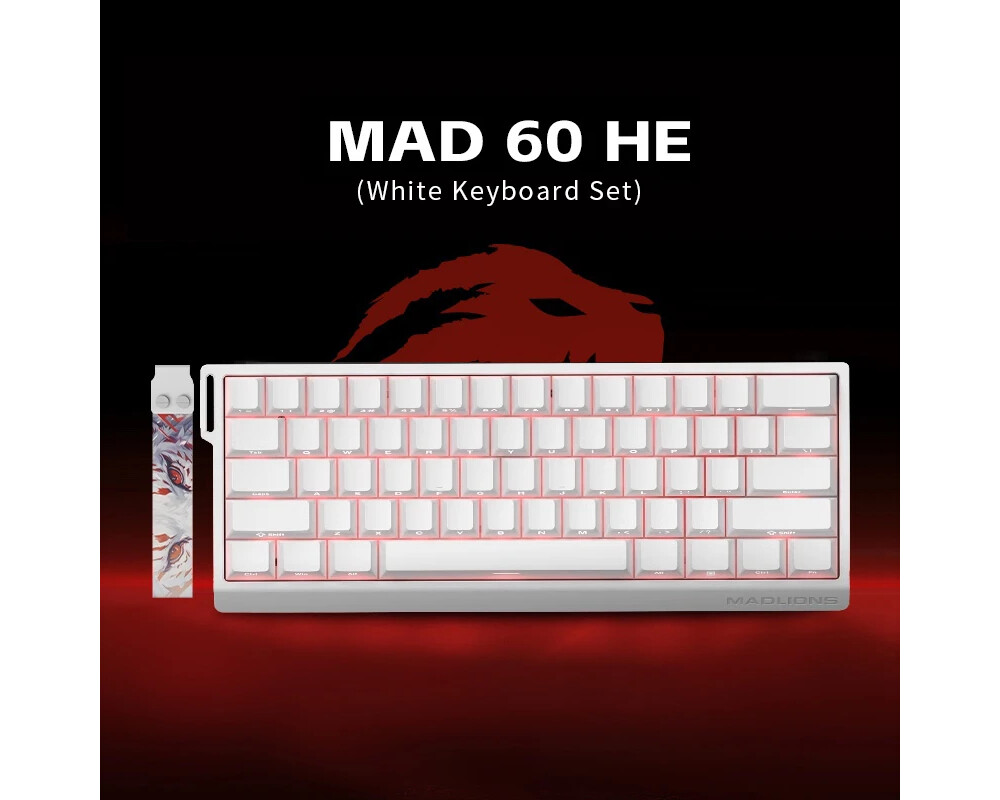 Клавиатура Madlions професионална геймърска механична клавиатура Professional Gaming Mechanical Keyboard MAD 60 HE RGB - 1K 2