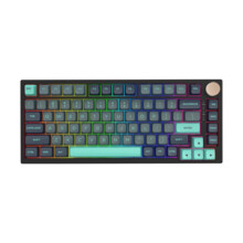  VGN безжична геймърска механична клавиатура Wireless Gaming Mechanical Keyboard - N75 PRO Caribbean Blue - Kailh Vaporwave Switches 799767 N75-PRO-GREY-BL на топ цена - PIC.bg
