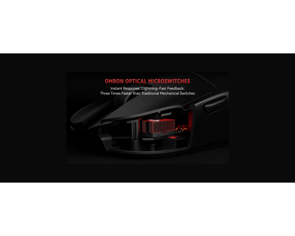 Мишка VXE професионална Wireless Gaming Mouse MAD R 8K SET - Omron Optical Microswitches 5