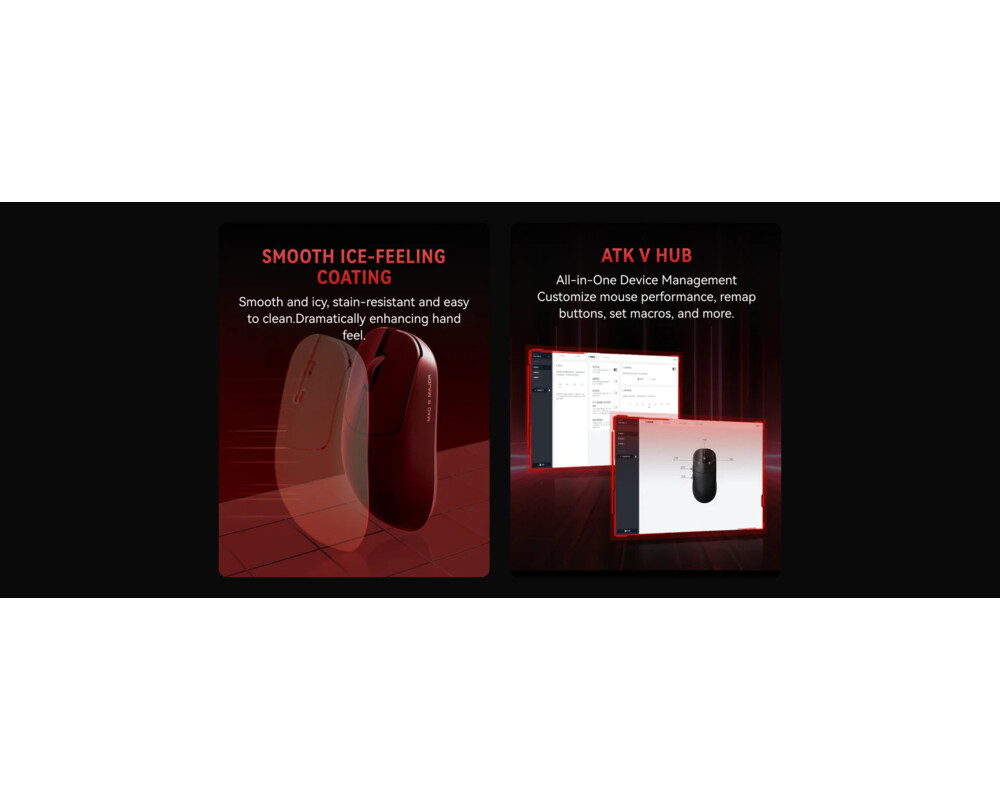 Мишка VXE професионална Wireless Gaming Mouse MAD R 8K SET - Omron Optical Microswitches 6