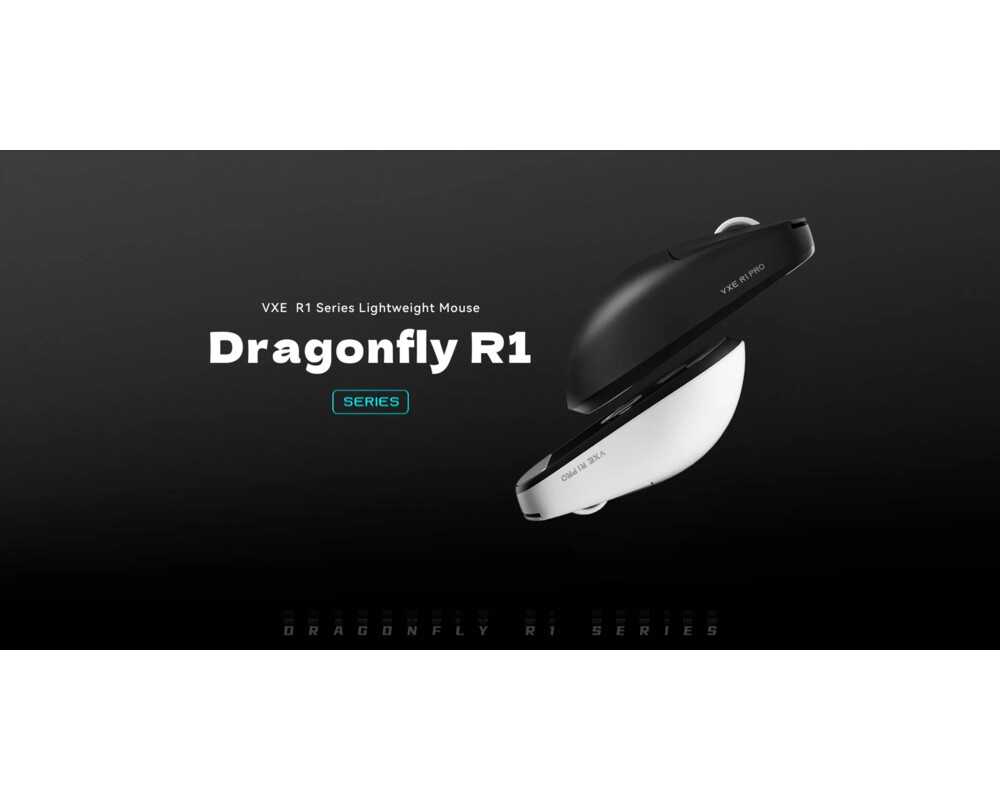 Мишка VXE професионална Wireless Gaming Mouse Dragonfly R1 SE+ - Huano Blue Glow V2 2