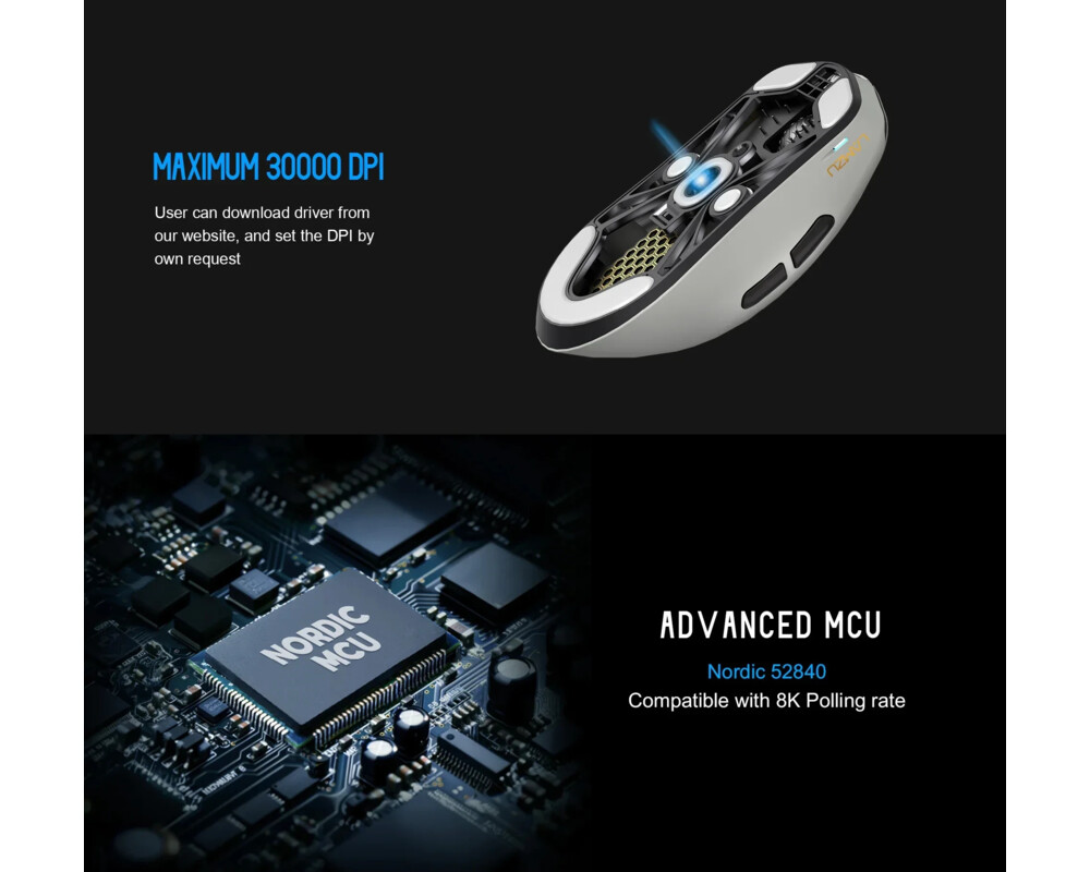 Мишка Lamzu професионална MAYA X 8K - Wireless... 8