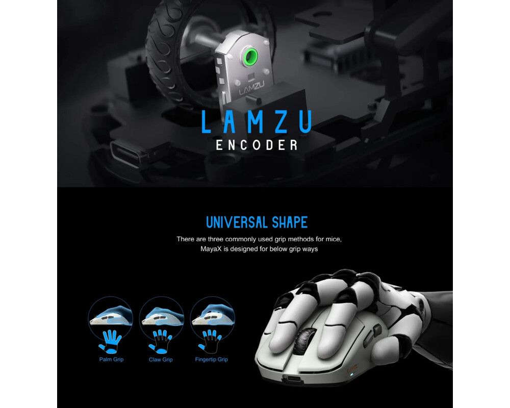 Мишка Lamzu професионална MAYA X 8K - Wireless... 9
